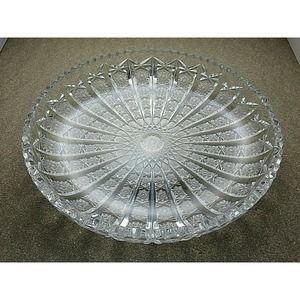 Antique Bohemian Crystal "Queen Lace" Cut, Unique Rare